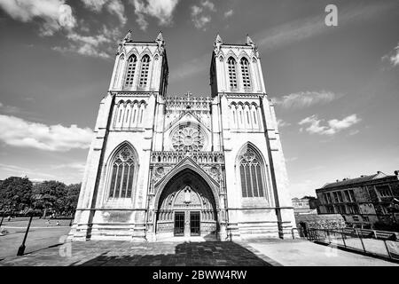 Bristol Cathedral in Bristol, England Stockfoto