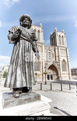 Bristol Cathedral in Bristol, England Stockfoto