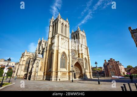 Bristol Cathedral in Bristol, England Stockfoto