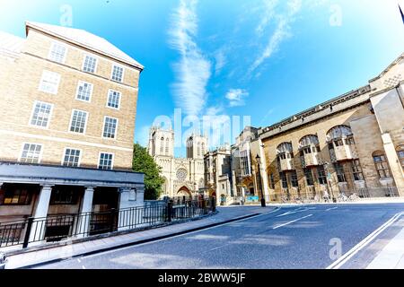Bristol Cathedral in Bristol, England Stockfoto