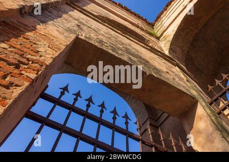 Detail der Bögen und Tore des Te Palace in Mantua, Italien Stockfoto