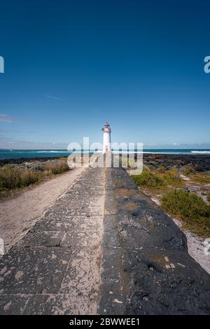 Port Fairy Leuchtturm, Victoria, Australien Stockfoto