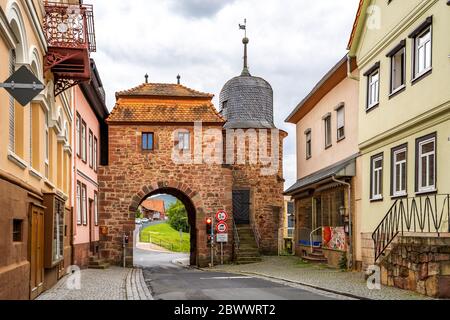 Historische Stadt Tann Rhön, Deutschland Stockfoto