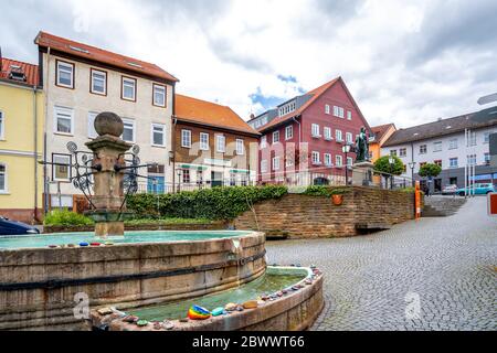 Historische Stadt Tann Rhön, Deutschland Stockfoto