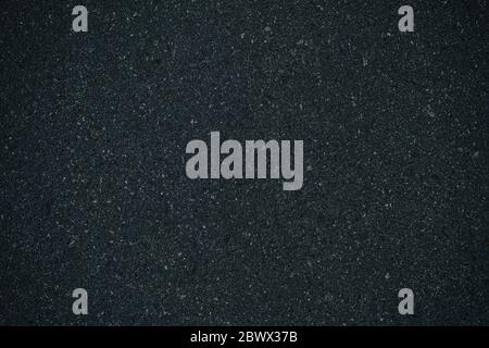 Schwarzer Asphalt Road Texture Hintergrund. Stockfoto