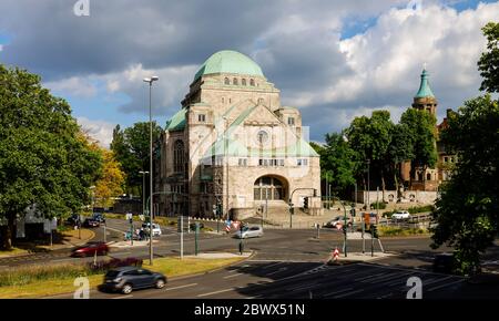 Essen, Ruhrgebiet, Nordrhein-Westfalen, Deutschland - die Alte Synagoge in der Essener Innenstadt ist heute das Haus der jüdischen Kultur in Essen. Essen Stockfoto