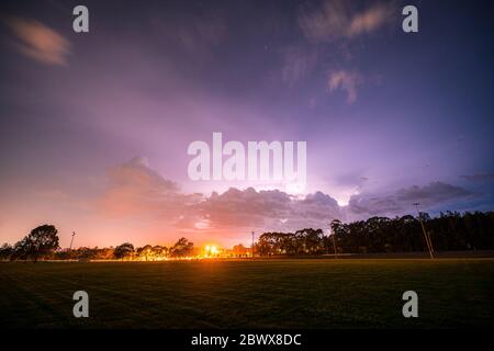 Stürmischer Tag in Australien, New South Wales, Australien Stockfoto