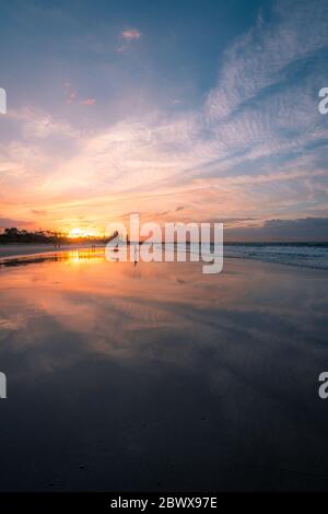 Sonnenuntergang in Byron Bay, Australien Stockfoto