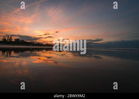 Sonnenuntergang in Byron Bay, Australien Stockfoto