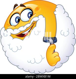 Emoticon Rasur Stock Vektor
