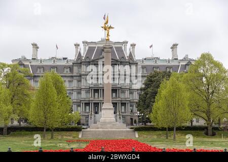 White House Building in Washington DC Stockfoto