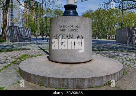 Brooklyn Korean War Memorial Stockfoto