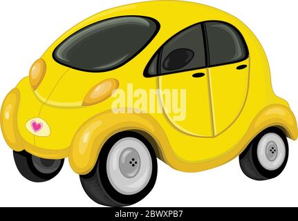 Süßes Mini-Auto Stock Vektor