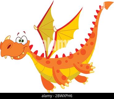 Fliegender Drache Stock Vektor