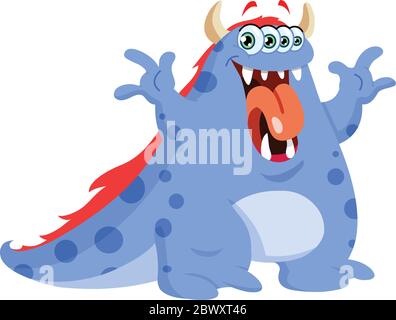 Lustige monster Stock Vektor
