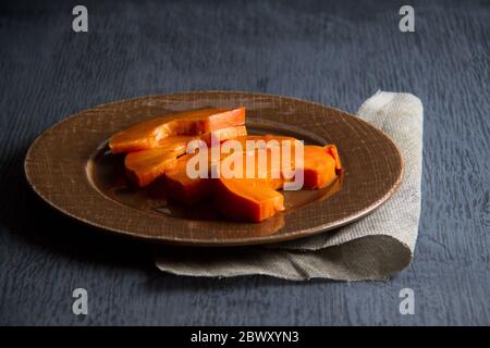 Scheibe reife Papaya Frucht Stockfoto