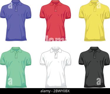Polo-shirts Stock Vektor