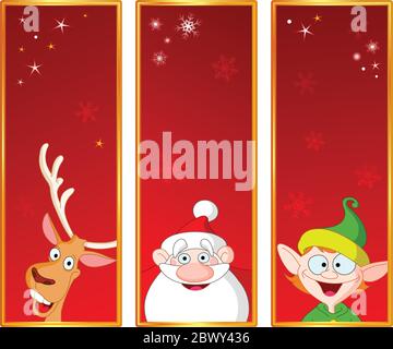 Weihnachts-Banner Stock Vektor