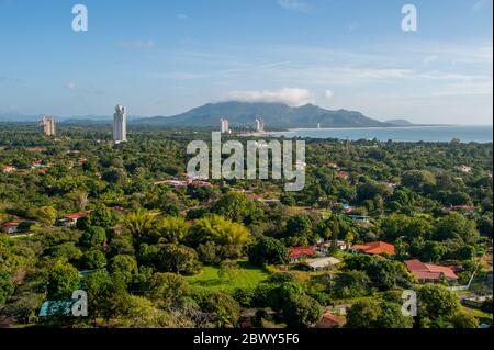 Übersicht über Coronado Beach in der Nähe von Panama City, Panama. Stockfoto