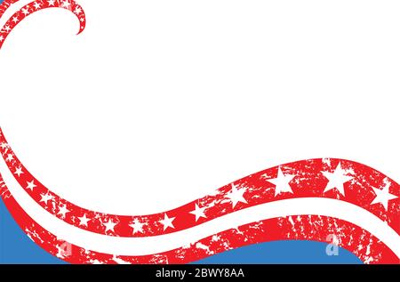 Fourth Of July-Hintergrund Stock Vektor