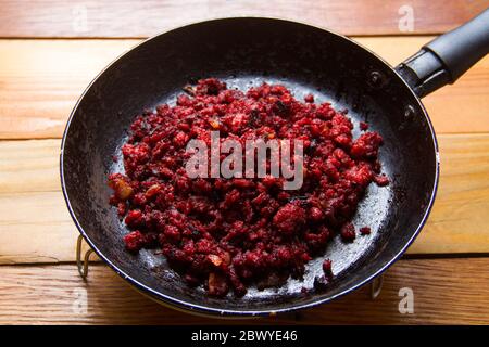 Authentische mexikanische Chorizo Stockfoto