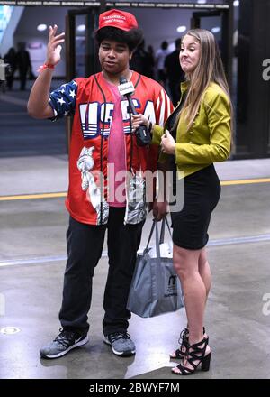 20. Oktober 2018, Los Angeles, Kalifornien, USA: Gast besucht Politicon 2018 im LA Convention Center am 20. Oktober 2018 in Los Angeles, Kalifornien. (Bild: © Billy Bennight/ZUMA Wire) Stockfoto