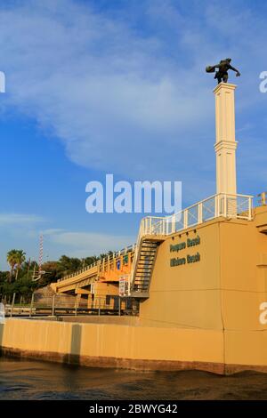 Hillsboro Inlet Draw Bridge, Pompano Beach, Florida, USA Stockfoto