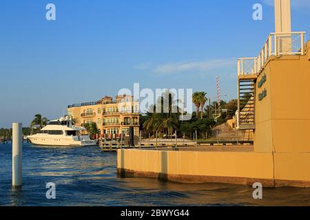 Hillsboro Inlet Draw Bridge, Pompano Beach, Florida, USA Stockfoto