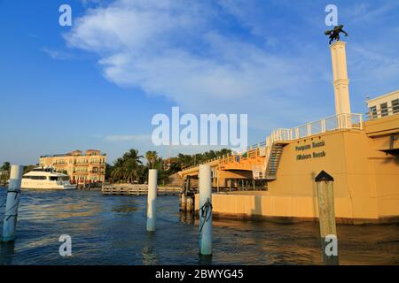 Hillsboro Inlet Draw Bridge, Pompano Beach, Florida, USA Stockfoto