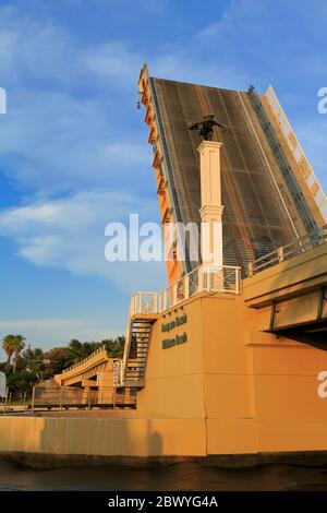 Hillsboro Inlet Draw Bridge, Pompano Beach, Florida, USA Stockfoto