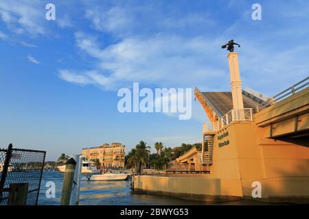 Hillsboro Inlet Draw Bridge, Pompano Beach, Florida, USA Stockfoto