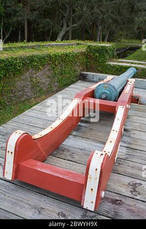 Fort Caroline National Memorial, Jacksonville, Florida, USA Stockfoto