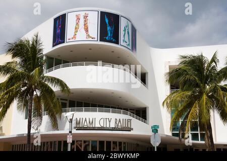 Miami City Ballet, Miami Beach, Florida, Vereinigte Staaten Stockfoto