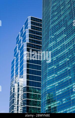 Finanzviertel an der Brickell Avenue, Miami, Florida, USA Stockfoto