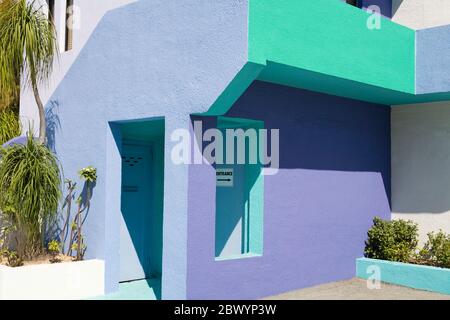 Art-Deco-Gebäude in der Altstadt Biscayne, Miami, Florida, USA Stockfoto