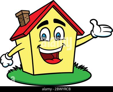 Cartoon House - eine Illustration eines Cartoon House. Stock Vektor