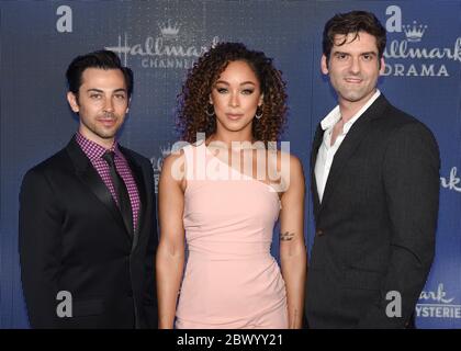 26. Juli 2019, Bevrly Hills, Kalifornien, USA: Blake Silver, Chaley Rose und Joey Fikins besucht am 26. Juli 2019 den Hallmark Channel und Hallmark Movies & Mysteries Summer 2019 TCA in Private Residence, Beverly Hills, Kalifornien. (Bild: © Billy Bennight/ZUMA Wire) Stockfoto