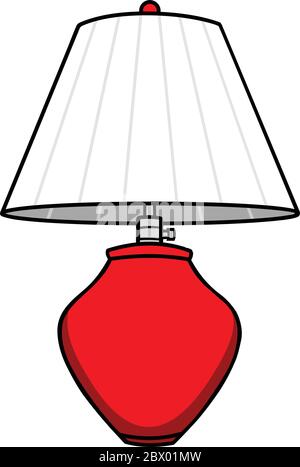 Lampe - eine Illustration einer Lampe. Stock Vektor