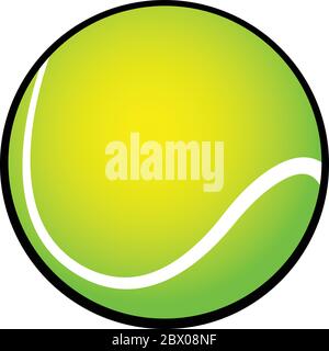 Tennis Ball Icon – eine Illustration eines Tennis Ball Icon. Stock Vektor