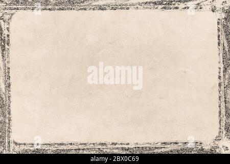 Grunge beiger Hintergrund. Abstrakte weiche Vintage-Textur der alten Oberfläche. Stockfoto