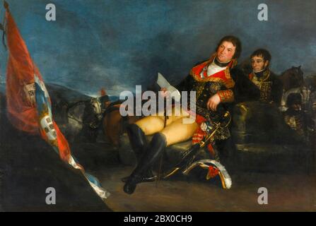 Manuel Godoy (1767-1851), Prinz des Friedens, Portraitgemälde von Francisco Goya, 1801 Stockfoto