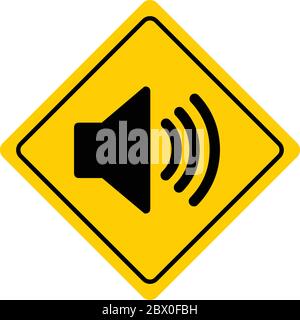 Lautstärkezeichen: Eine Abbildung eines Lautstärkezeichens. Stock Vektor