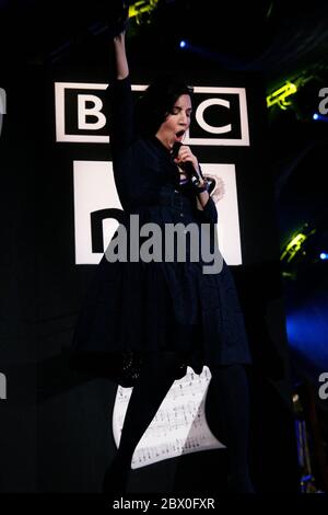 Die ehemalige texanische Sängerin Sharleen Spiteri bei den BBC's Proms im Park London Stockfoto