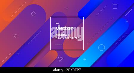 Minimalistisch Trendy Gradient Komposition Hintergrund-Design Stock Vektor
