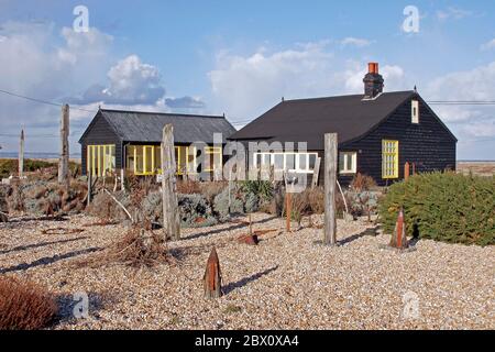 Dungeness Beach in Kent Stockfoto