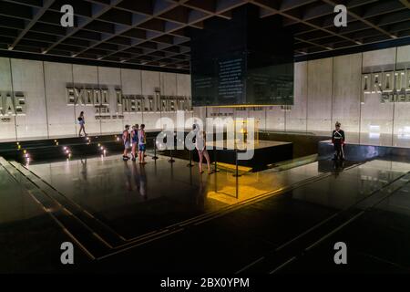 Das Mausoleum von General Artigas unter dem Unabhängigkeitsplatz (Plaza Independencia), Montevideo, Uruguay, 26. Januar 2019 Stockfoto