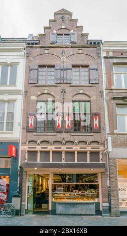 Maastricht, Niederlande - 18. Juni 2018, alte Bäckerei im "Kleinen Staat" im historischen Zentrum von Maastricht Stockfoto