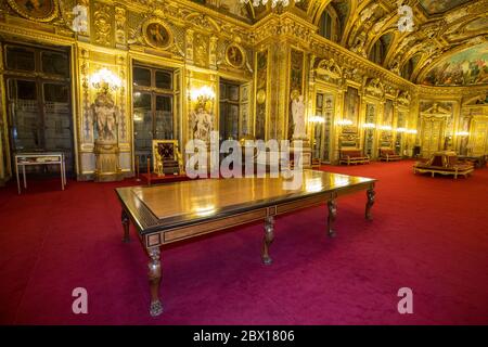 SENAT KONFERENZRAUM PARIS Stockfoto