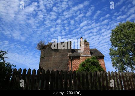 Kinver Edge Rock Houses, Kinver, Staffordshire, Großbritannien. Stockfoto