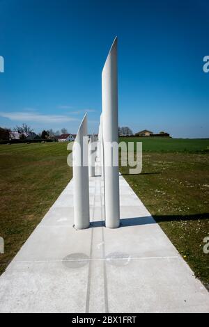 Jelling National Monuments Hügel in Jelling, Dänemark Stockfoto